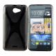 X-Line Cover Case - силиконов калъф за HTC Desire 516 (черен) thumbnail