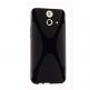 X-Line Cover Case - силиконов калъф за HTC One E8 (черен) thumbnail