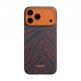 Кевларен кейс с MagSafe за iPhone 17 Pro Max - Pitaka Breath Of Veins Burning Orange Edge Ultra Slim Aramid Fiber Case Limited Edition thumbnail 2