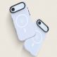Хибриден удароустойчив кейс с MagSafe за iPhone 17 Air - Benks Magnetic Lucid Armor Camera Control Case (син) thumbnail 5