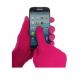 Trendz Touchscreen Gloves - плетени зимни ръкавици за тъч екрани (розов) thumbnail