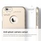 Elago S6P Slim Fit Case + HD Clear Film - качествен кейс и HD покритие за iPhone 6/6S Plus (златист) thumbnail 3