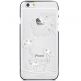 Comma Crystal Flora Case - поликарбонатов кейс за iPhone 6/6S Plus (с кристали Сваровски) (сребрист) thumbnail 2