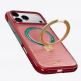 Удароустойчив хибриден кейс с MagSafe за iPhone 17 Pro Max - Torras Ostand Q3 Air World Cup Limited Edition MagSafe Case (червен-зелен) thumbnail 7