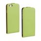 Leather Pocket Flip Case - вертикален кожен калъф с джоб за iPhone 6/6S Plus (зелен) thumbnail