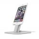 TwelveSouth HiRise Deluxe - алуминиева повдигаща поставка с Lightning и MicroUSB кабели за iPhone и iPad (сребриста) thumbnail