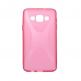 X-Line Cover Case - силиконов (TPU) калъф за Samsung Galaxy A3 (розов) thumbnail
