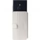 Krusell Malmo FlipWallet Slide 3XL - универсален кожен калъф, тип портфейл за Desire 310, One X, Galaxy Alpha, Galaxy A3, Nexus 4 и други (бял) thumbnail