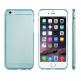 Ultra-Thin Shell Case - тънък силиконов (TPU) калъф (0.4 mm) за iPhone 6/6S (син-прозрачен) thumbnail