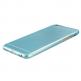 Ultra-Thin Shell Case - тънък силиконов (TPU) калъф (0.4 mm) за iPhone 6/6S (син-прозрачен) thumbnail 2
