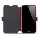 Wallet Flip Case - кожен калъф, тип портфейл и поставка за Sony Xperia Z4 (розов) thumbnail