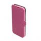 Wallet Flip Case - кожен калъф, тип портфейл и поставка за Sony Xperia Z4 (розов) thumbnail 3