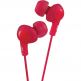 JVC HAFX5BE Gumy Plus Noise Isolating Headphones - шумоизолиращи слушалки за смартфони и мобилни устройства (червен) thumbnail