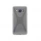 X-Line Cover Case - силиконов (TPU) калъф за Samsung Galaxy J1 (сив) thumbnail