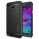 Spigen Neo Hybrid Case - хибриден кейс с висока степен на защита за Samsung Galaxy Note 4 (черен-сив) thumbnail