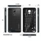 Spigen Neo Hybrid Case - хибриден кейс с висока степен на защита за Samsung Galaxy Note 4 (черен-сив) thumbnail 2