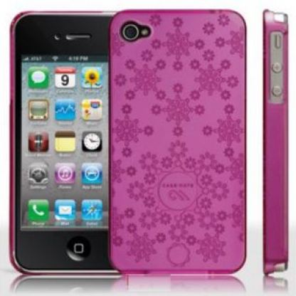 CaseMate Daisy Case - поликарбонатов кейс за iPhone 4 (розов)  5