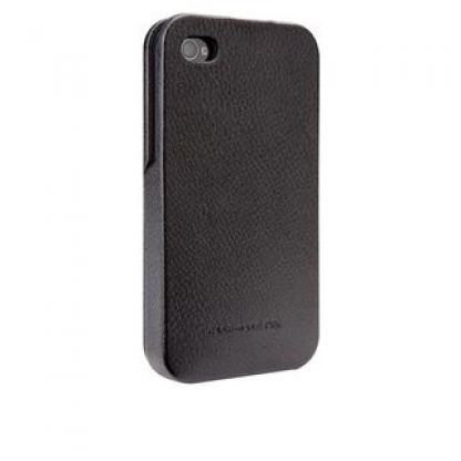 CaseMate Signature Flip - вертикален кожен калъф за iPhone 4 2