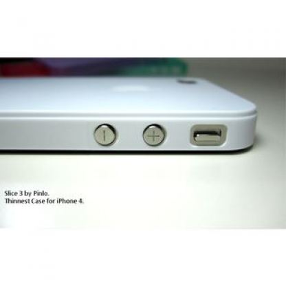 Pinlo Slice 3 - най-тънкият кейс за iPhone 4 (бял)  3