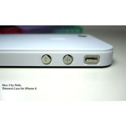 Pinlo Slice 3 - най-тънкият кейс за iPhone 4 (бял)  3