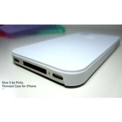 Pinlo Slice 3 - най-тънкият кейс за iPhone 4 (бял)  4