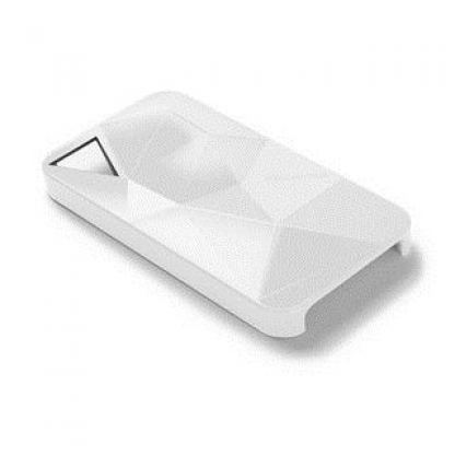 CaseМate Facets Case - поликарбонатов кейс за iPhone 4 (бял)  2