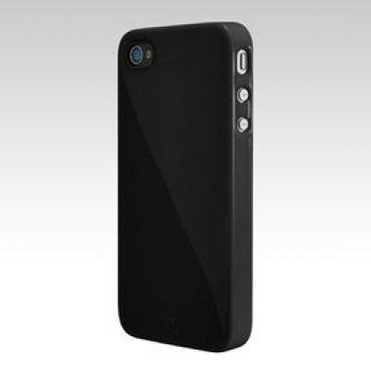 iCU Jet 4 Bright Opaque Black - поликарбонатов кейс за iPhone 4  2