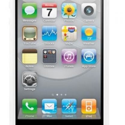 SwitchEasy Capsule Rebel 4 - хибриден кейс за iPhone 4 (бял)  3