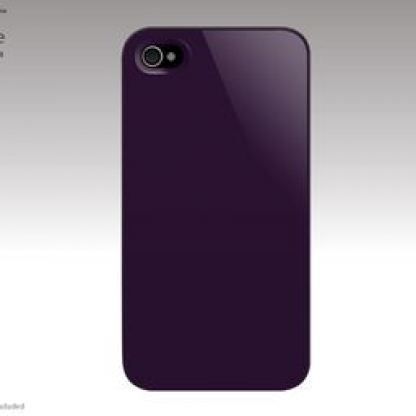 SwitchEasy Nude - поликарбонатов кейс за iPhone 4 (жълт, син, лилав, червен)  2