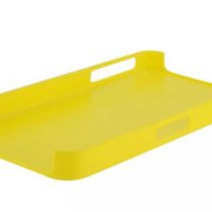 Fragment Case - поликабонатв кейс за iPhone 4 (жълт)  3