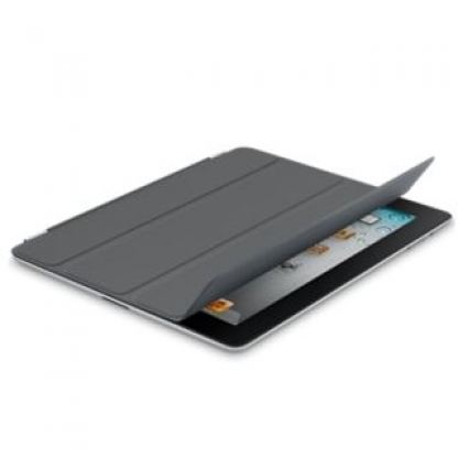 Apple Smart Cover - полиуретаново покритие за iPad 2 (тъмносив)  5