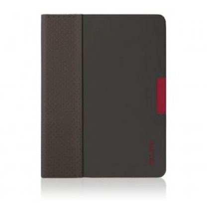 Belkin Slim Folio - кожен кейс и поставка за iPad 2 (черен-червен)  5