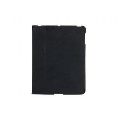 Ultra Slim Leather Case - кожен кейс и стойка за iPad 2 (черен)  2