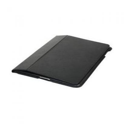 Ultra Slim Leather Case - кожен кейс и стойка за iPad 2 (черен)  5