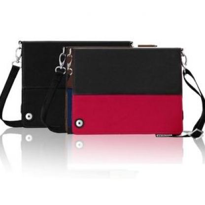Tunewear Tunefolio Urban Wide - кожен калъф и поставка за iPad 2  3