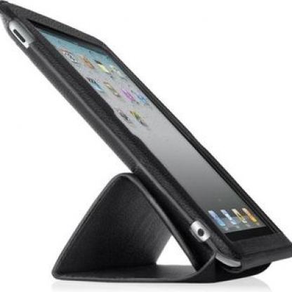Belkin Trifold - кожен калъф и поставка за iPad 2  2
