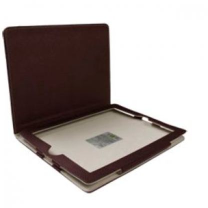 Krusell GAIA - кожен калъф/папка за iPad 2 (кафяв)  4