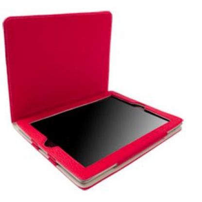 Krusell GAIA - кожен калъф/папка за iPad 2 (червен)  5