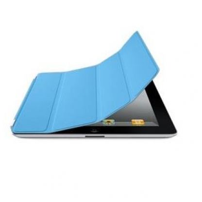 Apple Smart Cover - полиуретаново покритие за iPad 2 (син)  2