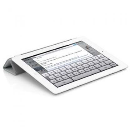 Apple Smart Cover - полиуретаново покритие за iPad 2 (сив)  3