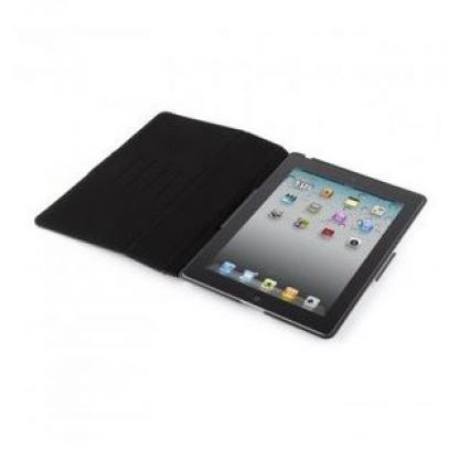Speck FitFolio Cover - хибриден кейс от кожа и полиуретан за iPad 2 (черен)  3
