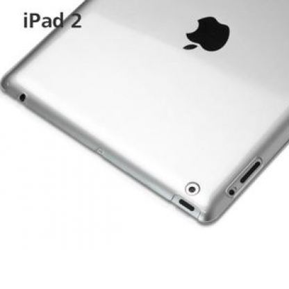 Tunewear Eggshell Clear - най-тънкият поликарбонатов кейс за iPad 2 (прозрачен)  3