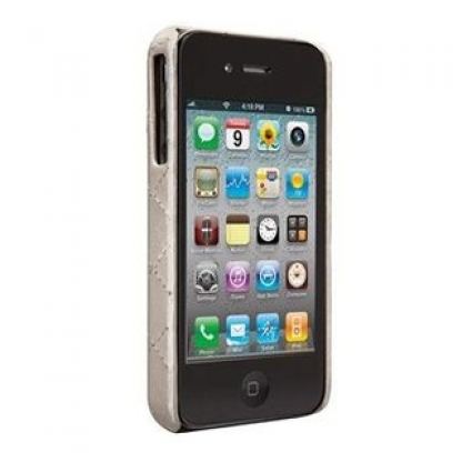 CaseMate Madison Quilted Case - кейс с кристали на Сваровски за iPhone 4/4S  2
