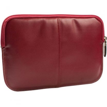 Krusell Luna Sleeve 7 - кожен калъф за Samsung Tab и таблети до 7 инча (червен)  2