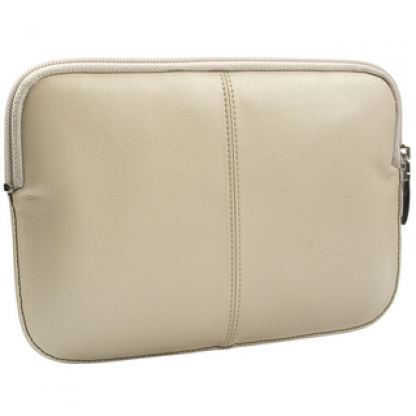 Krusell Luna Sleeve 7 - кожен калъф за Samsung Tab и таблети до 7 инча (кремав)  2