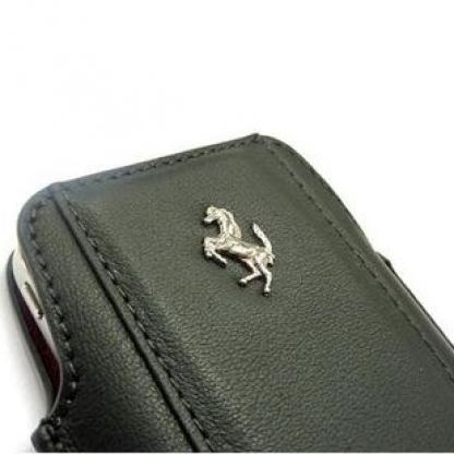 Ferrari Modena Series Pouch - кожен калъф за iPhone 4/4S (черен) 3