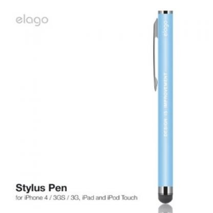 Elago Stylus - писалка за iPhone, iPod, iPad, Samsung и мобилни устройства (син)  3