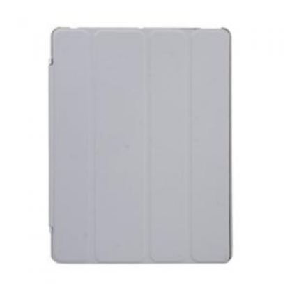 Free Logo Case - кожен калъф и поставка за iPad 2 (сив)  2