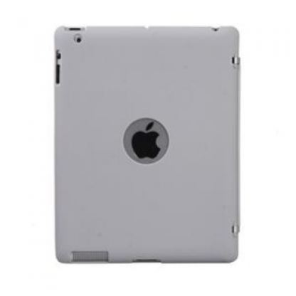 Free Logo Case - кожен калъф и поставка за iPad 2 (сив)  3