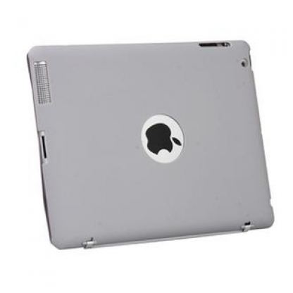 Free Logo Case - кожен калъф и поставка за iPad 2 (сив)  4